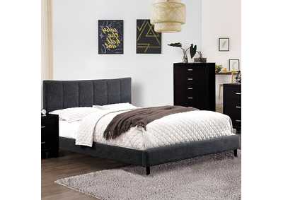 Image for Ennis Gray Queen Bed, Dark Gray