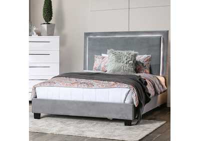 Image for Erglow Twin Bed, Gray