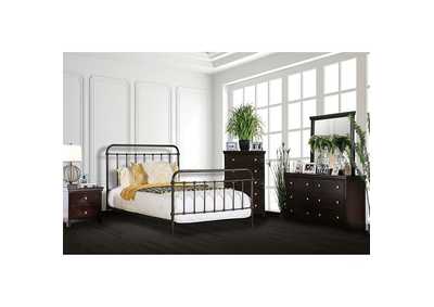 Iria Dark Bronze Queen Bed,Furniture of America