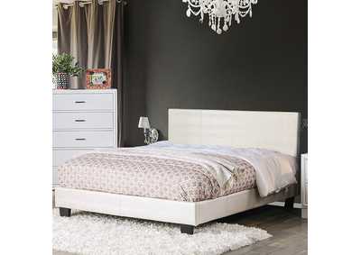 Image for Wallen White Upholstered California King Bed