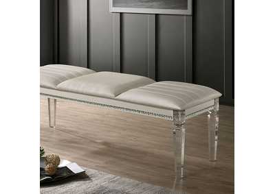 Image for Maddie Pearl White Bench