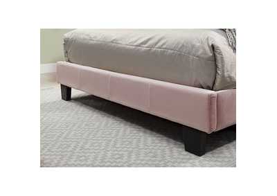 Velen Blush Pink Twin Bed,Furniture of America