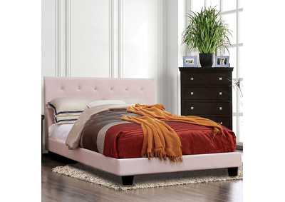Velen Blush Pink Twin Bed,Furniture of America