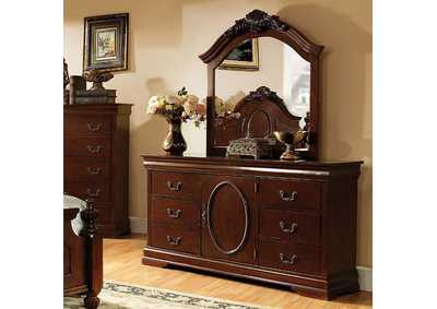 Velda Brown Cherry Dresser,Furniture of America