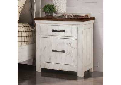 Image for Alyson Distressed White Night Stand