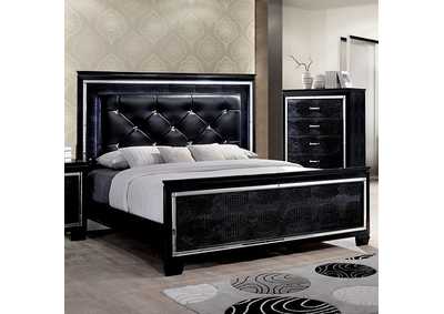 Bellanova Black Queen Bed,Furniture of America