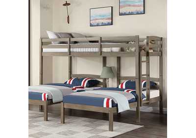 Hortense Triple Twin Bed