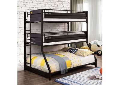 Image for Dicarlo Red Twin/Twin/Full Bunk Bed