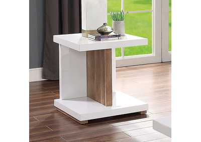 Image for Moa White End Table