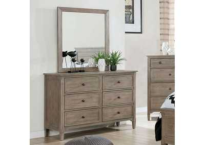 Vevey Wire-Brushed Warm Gray Dresser,Furniture of America