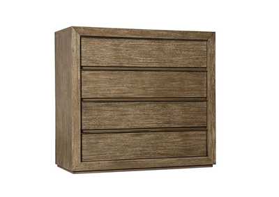 Image for Bridgewater Red 4-Drawer Chest