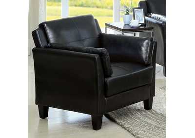 Pierre Black Chair,Furniture of America