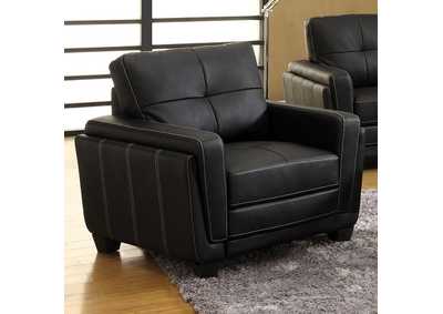 Blacksburg Black Chair,Furniture of America