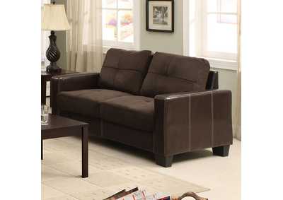 Image for Laverne Chocolate Loveseat