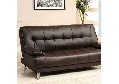 Image for Beaumont Dark Brown Futon Sofa