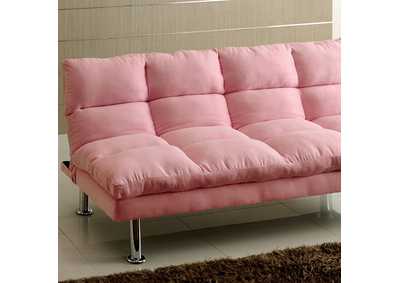Image for Saratoga Pink Futon Sofa