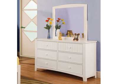Omnus White Dresser,Furniture of America
