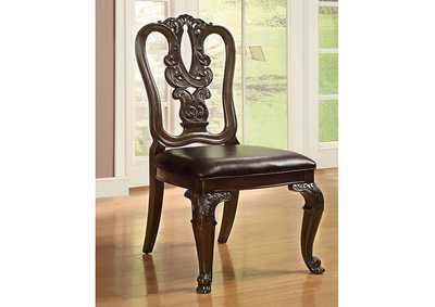 Bellagio Wooden Side Chair (2/Box),Furniture of America