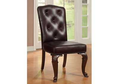 Bellagio Leatherette Side Chair (2/Box),Furniture of America