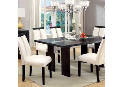 Luminar Black Dining Table,Furniture of America