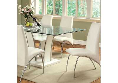 Image for Glenview White 72" Dining Table