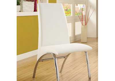 Wailoa White Side Chair [Set of 2],Furniture of America