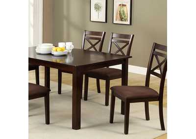 Weston 7 Pc. Dining Table Set,Furniture of America