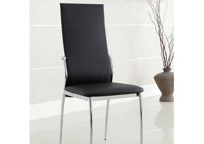 Kalawao Black Side Chair [Set of 2],Furniture of America
