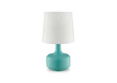 Farah Teal Table Lamp