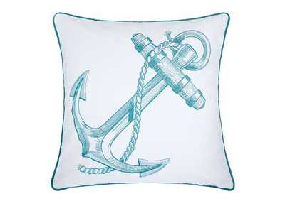 Lorrie White Accent Pillow