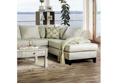 Bridie Ivory Sectional,Furniture of America