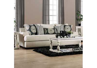 Germaine Ivory Sofa,Furniture of America