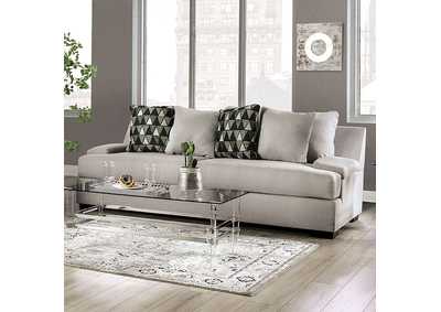 Reigate Light Gray Sofa,Furniture of America