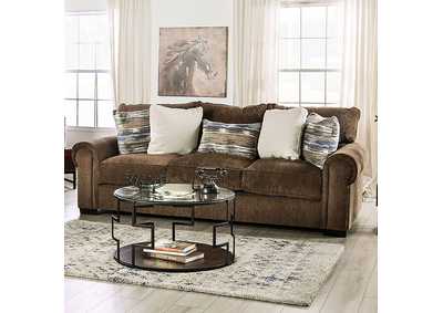 Osborne Brown Sofa,Furniture of America