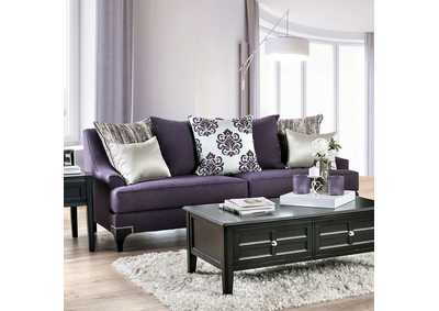 Sisseton Purple Sofa,Furniture of America