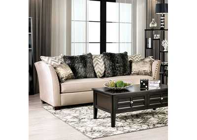 Hampden Beige Sofa,Furniture of America