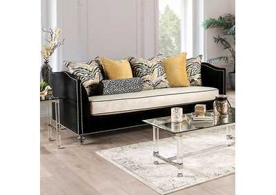 Maya Black Sofa,Furniture of America