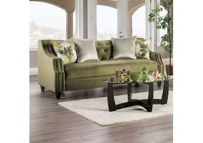 Kaye Green Sofa,Furniture of America