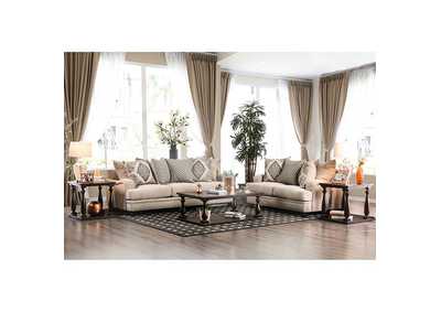 Jaylinn Light Brown Sofa,Furniture of America