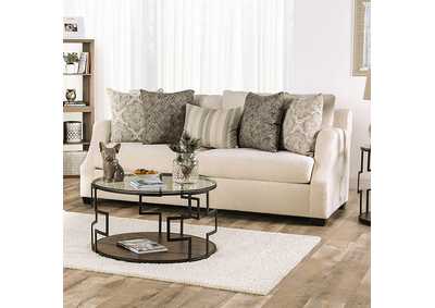 Laila Ivory Sofa,Furniture of America