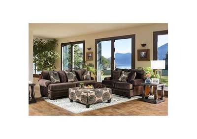Bonaventura Brown Sofa,Furniture of America