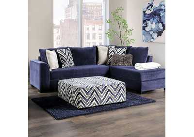 Griswold Navy Sectional,Furniture of America
