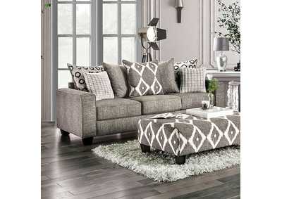 Basie Gray Sofa,Furniture of America