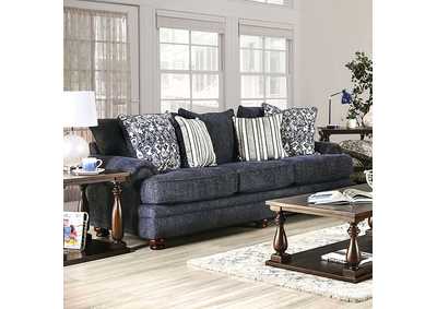 Hadleigh Navy Sofa,Furniture of America