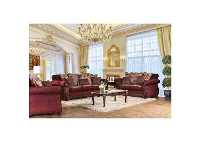 Image for Tabitha Wine Sofa and Loveseat