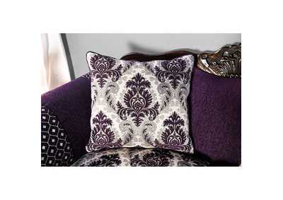 Emilia Purple Loveseat,Furniture of America