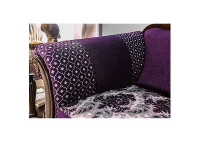 Emilia Purple Sofa,Furniture of America