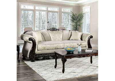 Newdale Ivory Sofa,Furniture of America