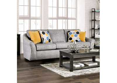 Jarrow Light Gray Sofa,Furniture of America