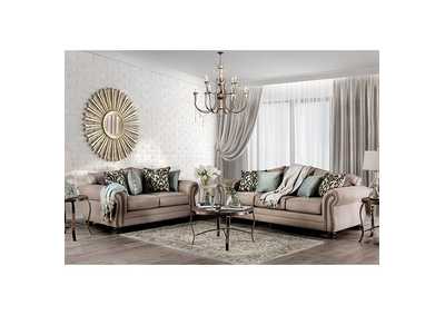 Jarauld Dark Taupe Sofa,Furniture of America